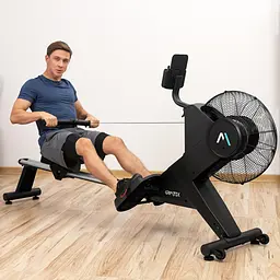 Гребний тренажер Gymtek XR2000 електромагнітний з аеродинамічним навантаженням - мініатюра 6