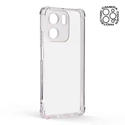 Прозрачный чехол для OPPO A5X 4G/A5X 5G с защитой камеры и усиленными бортами, тонкий, силиконовый, бесцветный, ударопрочный, противоударный бампер с закрытой камерой, ArmorStandart (ARM85376) - мініатюра 2