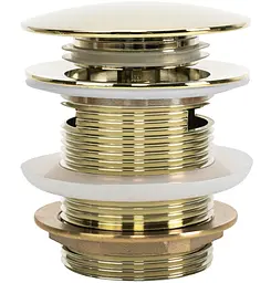 Донний клапан для ванни Rea Click-Clack 6 см gold REA-W2008