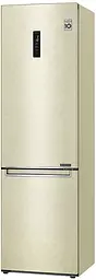 Холодильник LG GA-B509SEKM 203х68х60см 2 дв холодильне відділення 277 л морозильне відділення 107 л A++ NF Інв Диспл. зовнішні Бежевий (GA-B509SEKM) - мініатюра 3