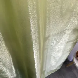 Штори з монорею салатового кольору на тасьмі 2шт. 150х270 ALBO pbe0052475 - мініатюра 8