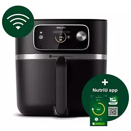 Мультипіч Philips Combi XXL Connected 2200 Вт чорна (HD9880/90) - мініатюра 6