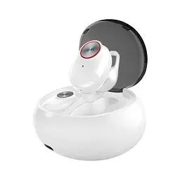 Бездротові навушники SUNROZ V5 TWS Bluetooth 5.0 Білий (SUN3193) - мініатюра 2