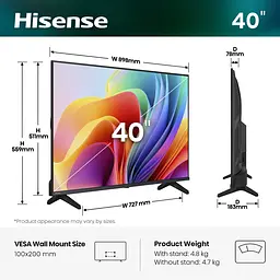 LED-телевізор Hisense 40A4S (7260471) - мініатюра 2