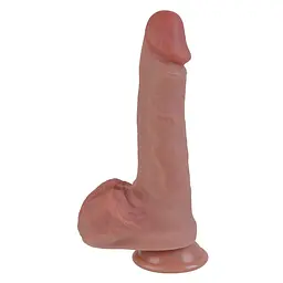 Фалоімітатор Erospace Natural Play Silicone Dildo D1, 21 см - мініатюра 3