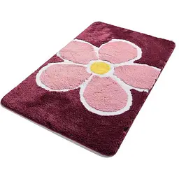 Килимок для ванної Chilai Home Flower mor 60 x 100