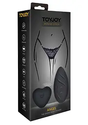 Вібратор у трусики Toy Joy Angel The Divine Panty Pleaser 9.3 см чорний - мініатюра 6