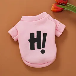 Худі на флісі для собаки H! 11245 L рожеве