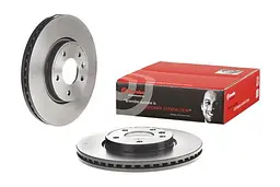 Диск гальмівний передній вентильований Opel Astra J, Zafira C 04-25р Brembo (09.B356.11) - мініатюра 2