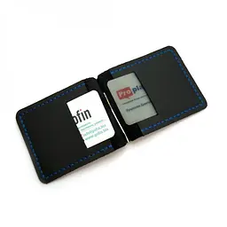 Шкіряний затиск для грошей Gofin 11,5х8,5 см acs0011995 - мініатюра 3