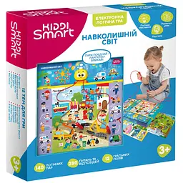 Електронна логічна гра Kiddi Smart Вікторина Навколишній світ S2 (157-A-0022-UA)