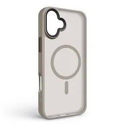 Чехол для Apple iPhone 16 Plus, Uniq MagCase, бежевый, противоударный, панель-накладка с MagSafe, ударопрочный TPU+PC, с магнитом MagSafe, поддержка полноценной беспроводной зарядки, ArmorStandart (ARM79503) - мініатюра 2