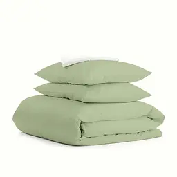 Комплект постільної білизни Cosas Olive Полуторний оливка (Ranfors_Olive_El-White_160)