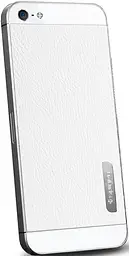 Чохол-накладка Spigen Skin Guard Set Series Leather White для iPhone 5
