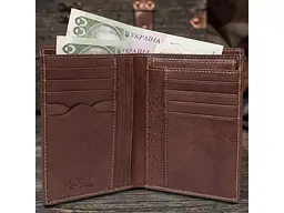 Чоловічий вертикальний портмоне Italico 1153 Коньячний 9,5x13x1,5 см TONY PEROTTI acs0032341 - мініатюра 2