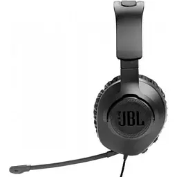 Навушники провідні з мікрофоном JBL Quantum 100X (JBLQ100XBLKGRN) чорні JBLQ100XBLKGRN - мініатюра 3