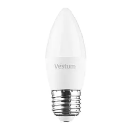 Світлодіодна лампа Vestum C37 8W 3000 K 220V E27 1-VS-1310