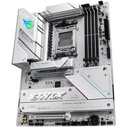 Материнська плата Asus Rog Strix B850-A Gaming WIFI sAM5 B850 4xDDR5 M.2 HDMI DP WiFi BT ATX білий - мініатюра 5