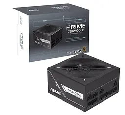 Блок живлення ASUS Prime 750W Gold (90YE00U3-B0NA00) - мініатюра 2