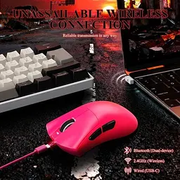 Миша Attack Shark V3 Pro Wireless (AS-6972792472560-P) Pink (G-000004414) - мініатюра 5