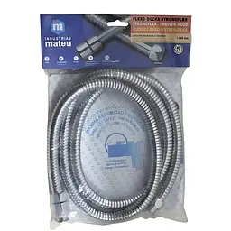 Шланг для душу Mateu D-15 хром розтяжний 150 см HO0040, Хром