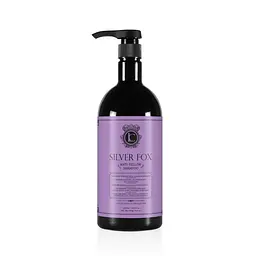 Шампунь зволожуючий LAVISH CARE SILVER FOX - Anti-Yellow Shampoo проти пожовтіння, для блонду, 1000 мл