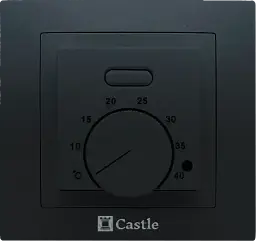 Терморегулятор механічний Castle AC308H чорний