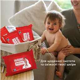 Набір вологих серветок Huggies Simply Clean 720 шт. (10 уп. х 72 шт.) - мініатюра 12