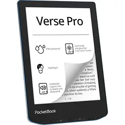 Електронна книга PocketBook 634 Verse Pro Azure (PPB634-A-CIS, PB634-A-WW) [92927] - мініатюра 2
