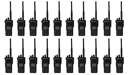 Комплект 20 шт Радіостанцій цифрових Motorola MotoTRBO DP4800 VHF AES-256 шифрування