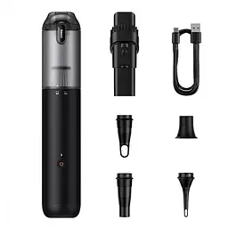 Бездротовий акумуляторний пилосос Baseus A3lite Handy Vacuum Cleaner (12000pa) чорний - мініатюра 6