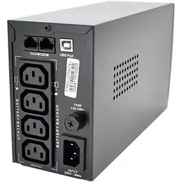 Джерело безперебійного живлення Ritar 500 ВА / 300 Вт / 4.5 А*ч (RTP500L-UX-IEC) - мініатюра 2