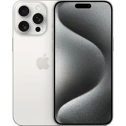 Смартфон Apple iPhone 15 Pro Max 256GB White Titanium (MU783) Б/В [173622]