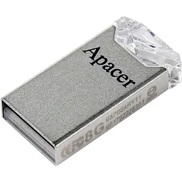 USB флеш накопичувач Apacer 64GB AH111 Crystal USB 2.0 (AP64GAH111CR-1) - мініатюра 2