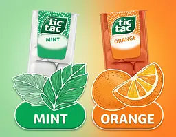 Драже Tic Tac Mint and Orange 2шт x 3.4г - мініатюра 2