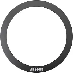 Пластини для автотримачів Baseus Halo Series Magnetic Metal Ring Black (PCCH000001) [136669] - мініатюра 3