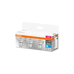 Лампочка Osram Набір 3шт LED PAR16 4.3W (350Lm) 4000К GU10 (4058075818415) - мініатюра 2