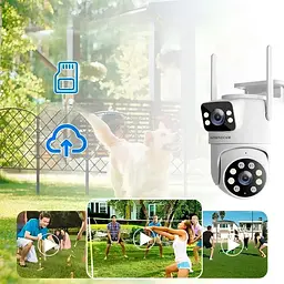 Бездротова поворотна Wi-Fi камера SZSINOCAM TY-Q2 O-KAM Pro / Зовнішня камера відеоспостереження - мініатюра 4