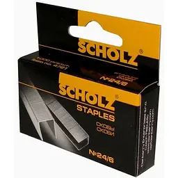 Скоби SCHOLZ 4721 №24/6 1000 шт (8591662472103)(SC)