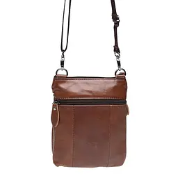 Чоловіча сумка Keizer K1701-brown 19х16х4 см Коричневий - мініатюра 3