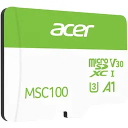Memory card SD Micro 64GB Acer MSC100 SDXC C10/U3/V30/A1, Retail - мініатюра 2