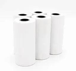 Набір Паперу для дитячого Кишенькового міні термопринтера Mini printer 5 шт білий - мініатюра 2
