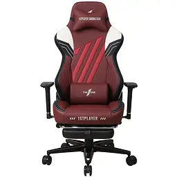 Крісло для геймерів 1stPlayer Duke Black White Red