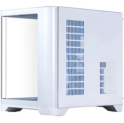 Корпус 1stPlayer UV5, White, без БЖ, Mini Tower, Micro ATX / Mini ITX, 2xUSB 3.0, макс. CPU - 157 мм / VGA - 330 мм, 3x120 мм ARGB, бічна та передня панель із загартованого скла (UV5-WH-2FC7R-W-1FC7-W) - мініатюра 3