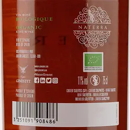 Вино Naterra Bio Espagne, рожеве, сухе, 0,75 л - мініатюра 3