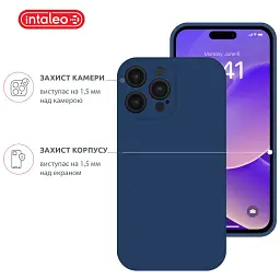 Чохол до мобільного телефона Intaleo SoftShell Apple iPhone 14 Pro Max Blue (1283126557842) - мініатюра 3