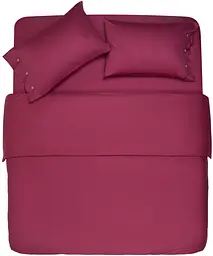 Простирадло Mix&Match 240x260см 100% бавовна сатин бордовий ARDESTO pbe0050596