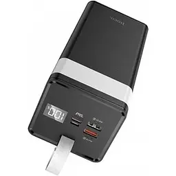Зовнішній акумулятор Hoco Powermaster fully compatible 50000mAh J86A з лампою 22.5W чорний 6931474759238 - мініатюра 5