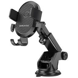 Автотримач для телефону зажим під вагою BOROFONE BH39 Amazing center console телескоп. Black