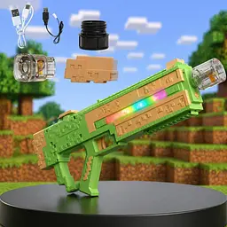 Водяний електричний пістолет зі світлом / Водяний автомат Electric Water Gun / Водяний бластер SQ011B - мініатюра 3